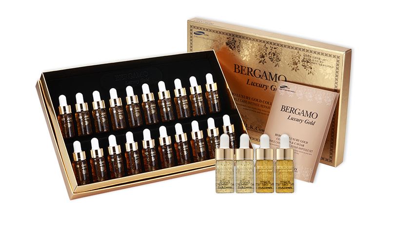 BERGAMO 韓国 化粧品 楽天市場】[BERGAMO]豪華ゴールドコラーゲンアンプル20pcs